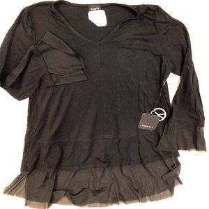 Boho Black Long Sleeve T-shirt